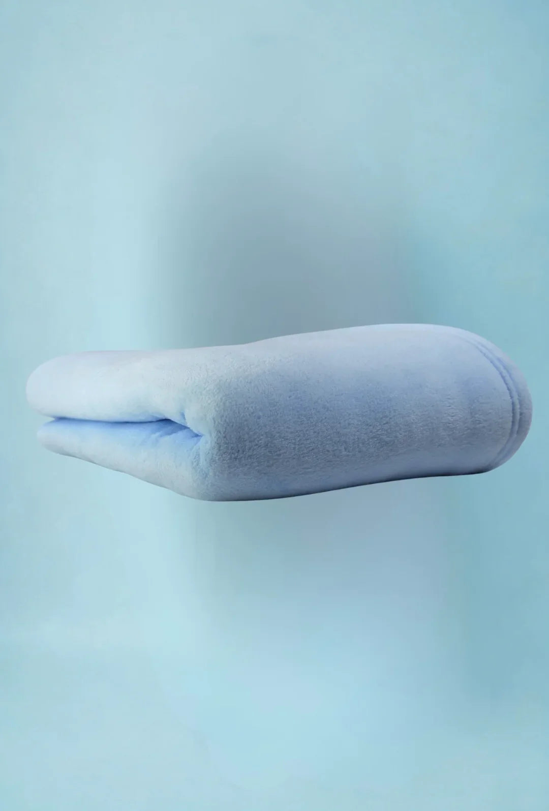 Plaid en Coraline ultra moelleux XL - bleu ciel