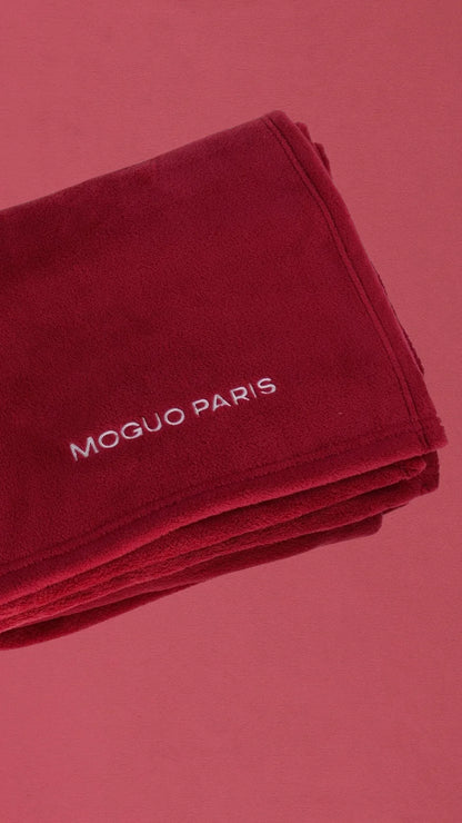 Plaid en Coraline ultra moelleux XL - rouge