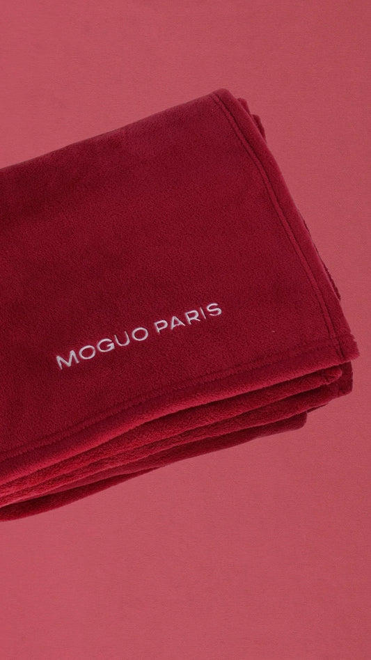 Plaid en Coraline ultra moelleux XL - rouge