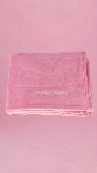Plaid en Coraline ultra moelleux XL - rose