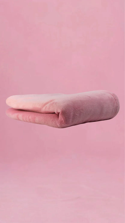 Plaid en Coraline ultra moelleux XL - rose