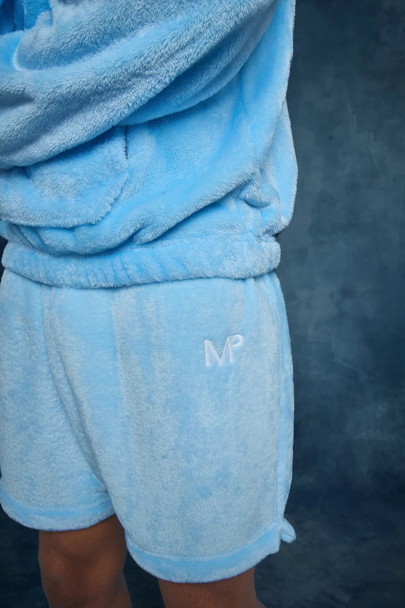 Short d'intérieur en Coraline - bleu ciel