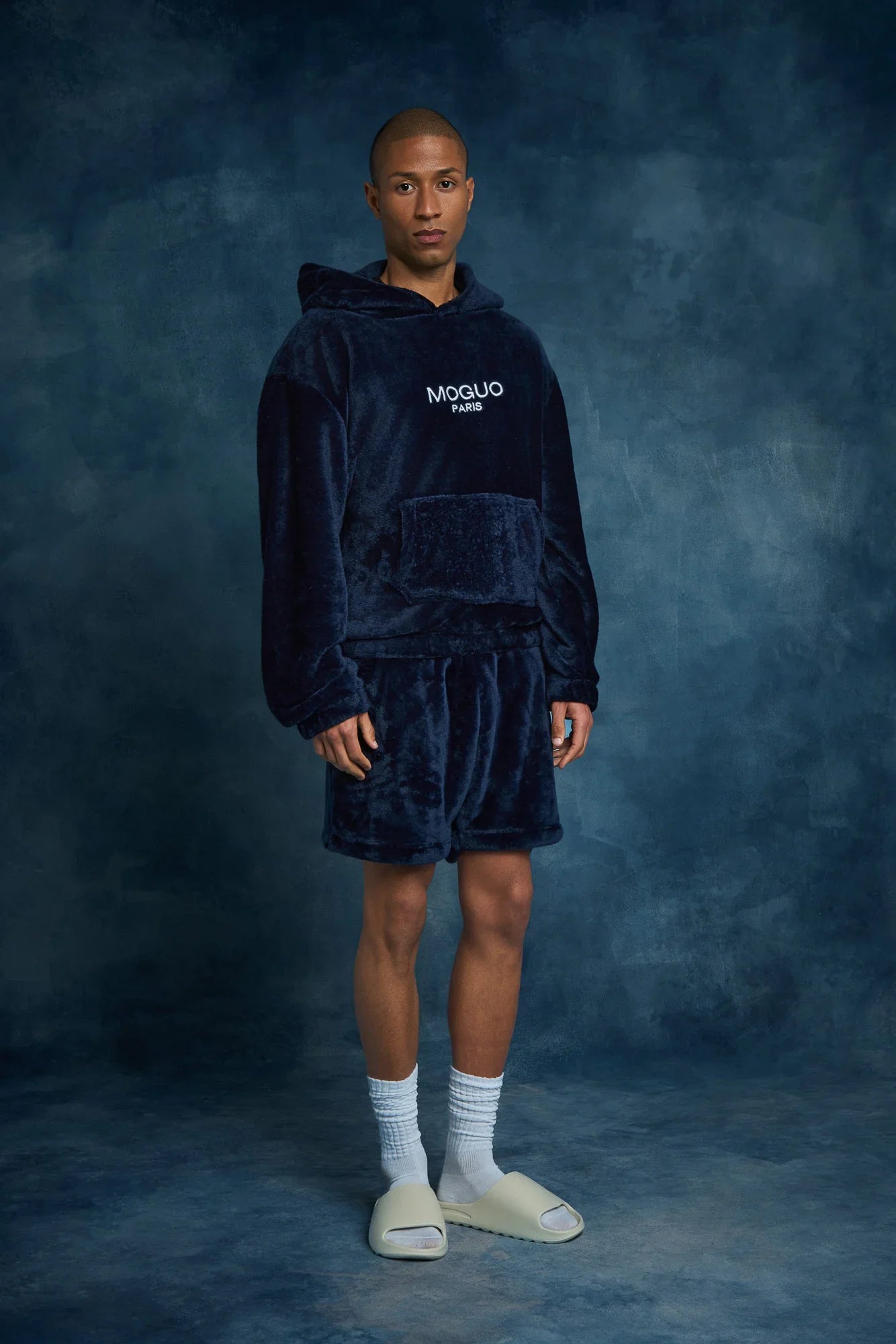 Short d'intérieur en Coraline - bleu marine