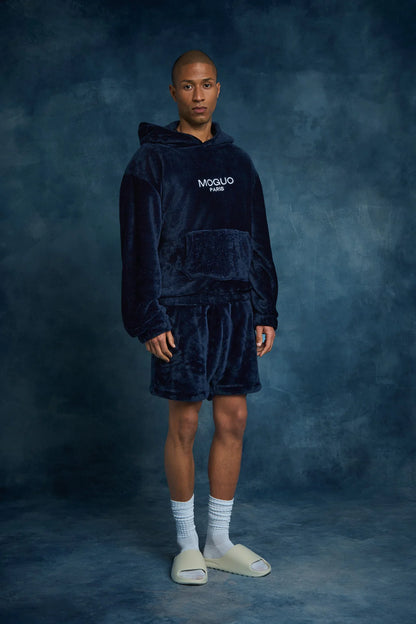 Short d'intérieur en Coraline - bleu marine