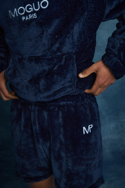 Short d'intérieur en Coraline - bleu marine