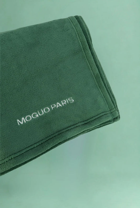 Plaid en Coraline ultra moelleux XL - vert