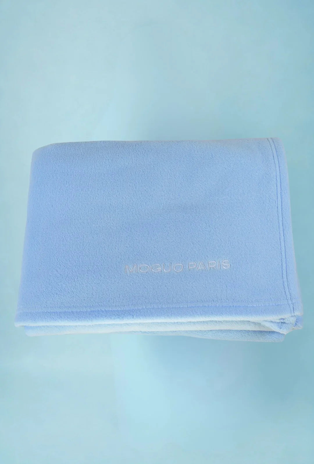 Plaid en Coraline ultra moelleux XL - bleu ciel