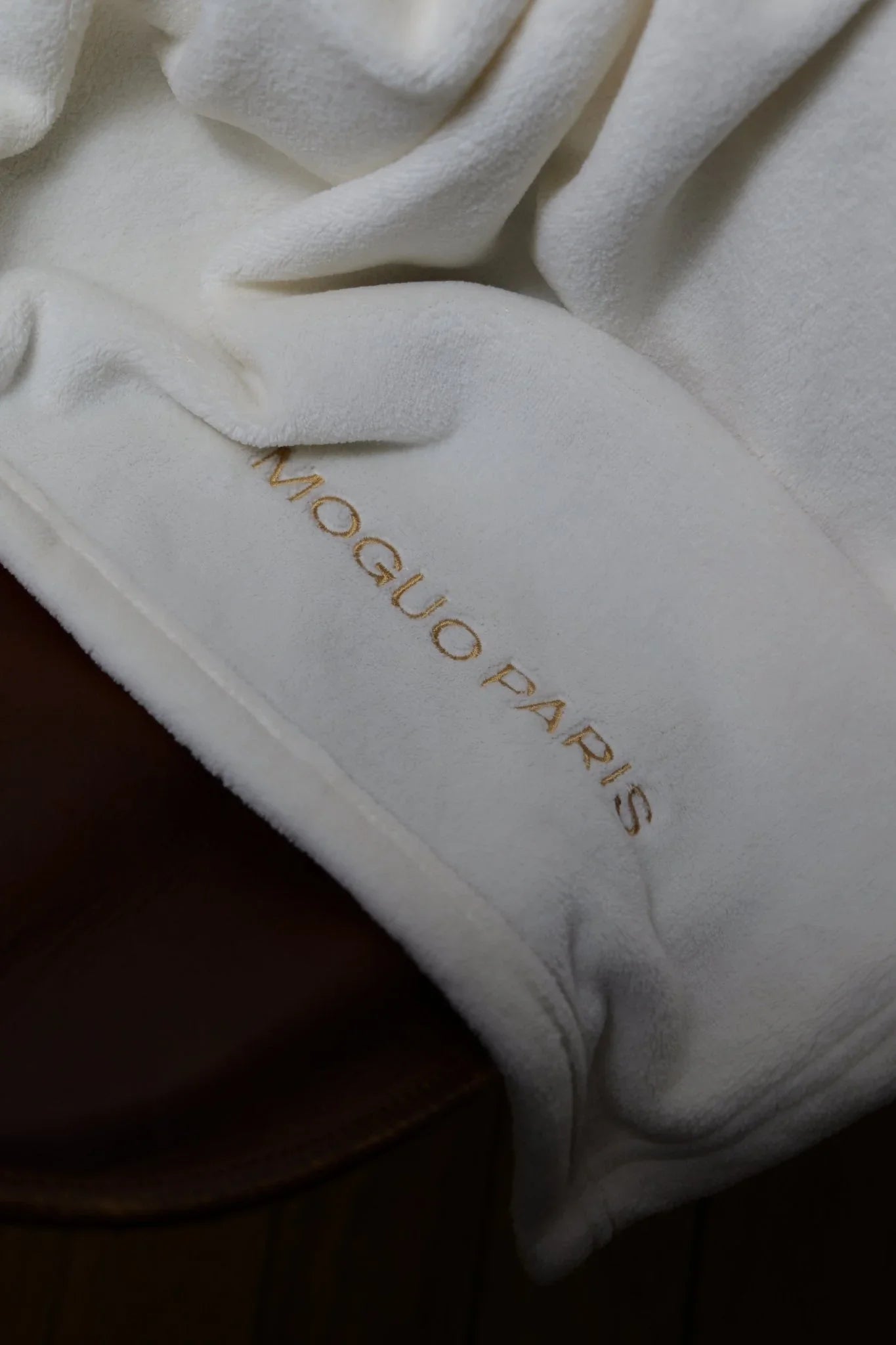 Plaid crème ultra doux 180x170 cm - Moguo Paris